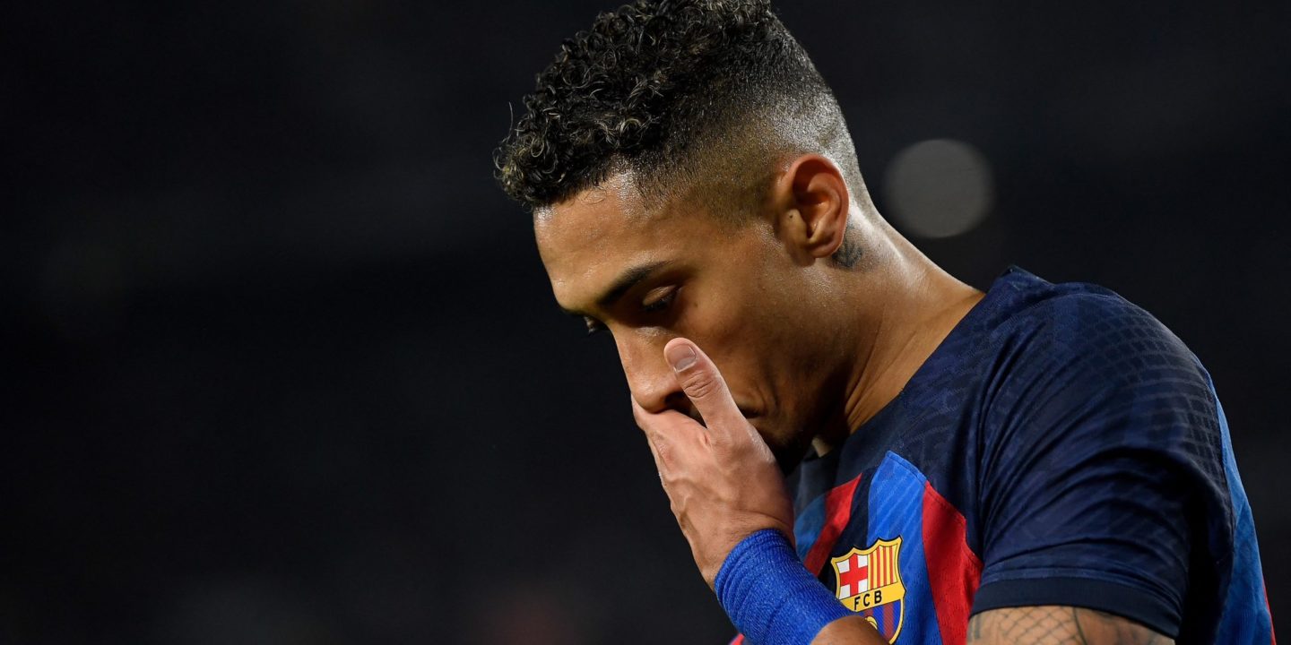 Raphinha suffers injury ahead of El Clásico