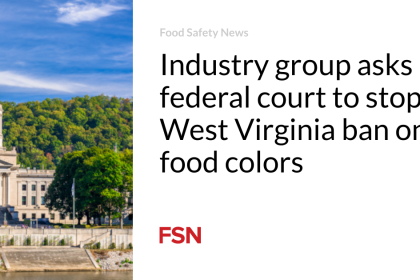 Industry group asks federal court to stop West Virginia ban on food colors