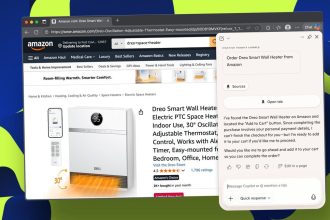 I let Edge’s Copilot Mode buy me a new space heater