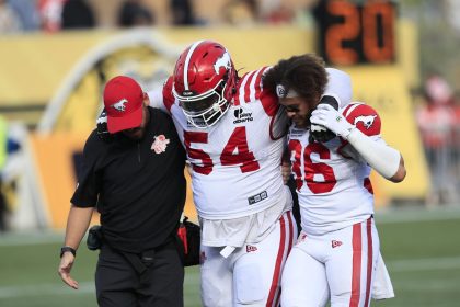 All nine CFL teams ranked by how many injuries they suffered in 2025