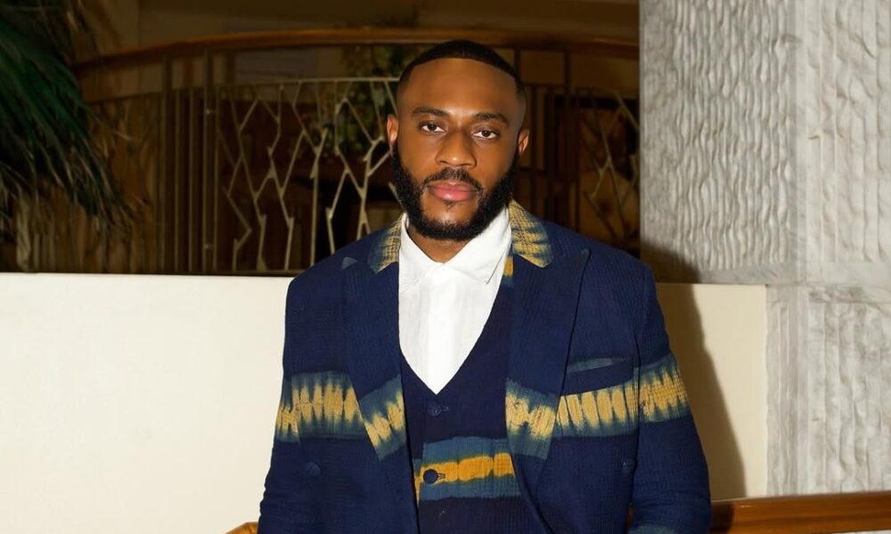 Kola Omotoso Steps Out in Emmy Kasbit for Lagos Fashion Week