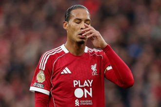 Liverpool skipper Virgil van Dijk facing threat of being DROPPED: report