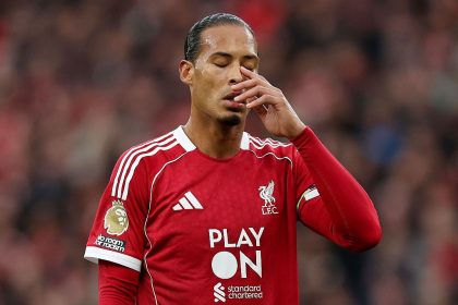 Liverpool skipper Virgil van Dijk facing threat of being DROPPED: report