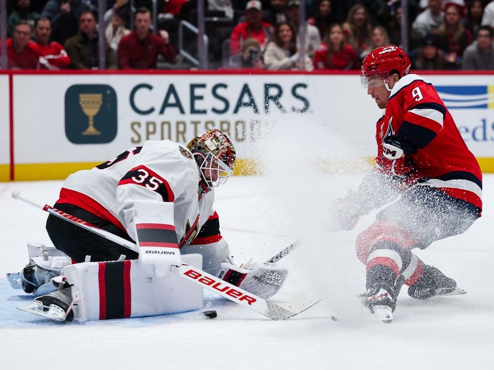 Ottawa Senators give Linus Ullmark a day off as club recalls Hunter Shepard from Belleville