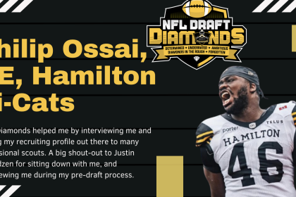 Philip Ossai, DE, Hamilton Tiger-Cats | NFL Draft Diamonds Testimonial