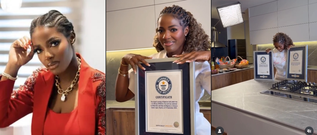 Hilda Baci Sets Another Record, Receives Second Guinness Plaque For Culinary Feat