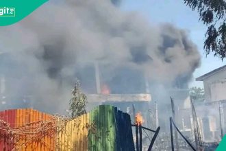 Fire outbreak in Borno State restaurant sparks swift emergency response