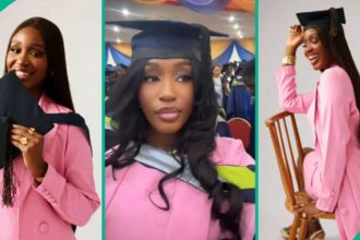 Watch trending video as female graduate celebrates not dating or sleeping with anyone in school