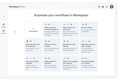 That new icon in Google Drive today is for ‘Workspace Flows’