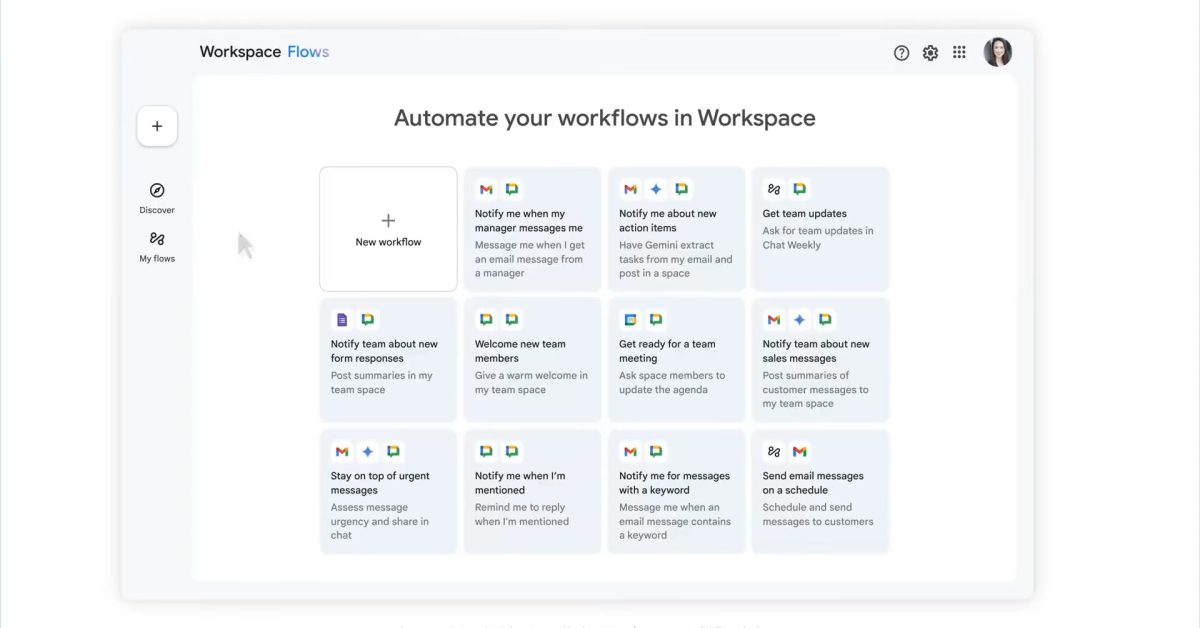 That new icon in Google Drive today is for ‘Workspace Flows’