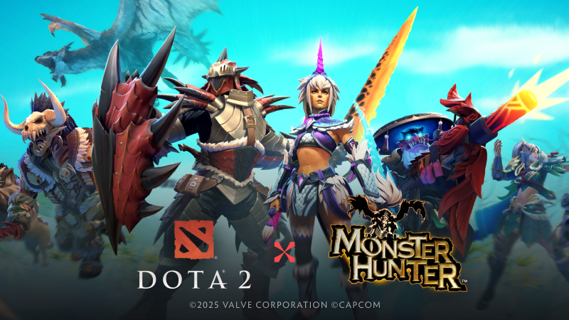 Monster Hunter Dota 2 Collab Announced With Loads of New Cosmetics