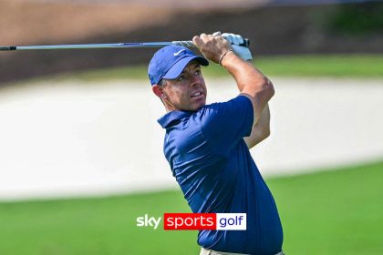 DP World Tour Championship: Rory McIlroy battles horrible hook to shoot 69