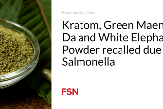 Kratom, Green Maeng Da and White Elephant Powder recalled due to Salmonella