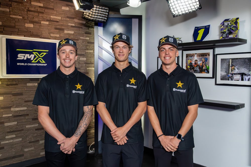Five-Rider 2026 Rockstar Energy Husqvarna Factory Racing SMX Team Announced