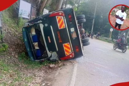 Taita Taveta: Pain as hearse ferrying bodies of father, son is involved in accident