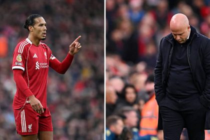 Disagreement emerges between Virgil Van Dijk and Arne Slot as Liverpool continue to falter