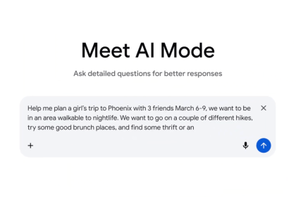 Google’s AI Mode can now help you visualize your travel plans