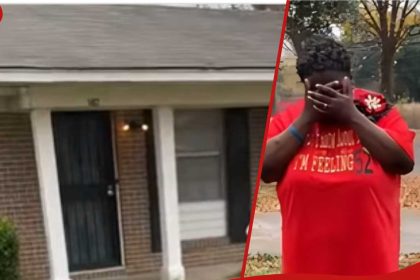 Woman tired of living in apartment for 10 years cries as daughter buys her own compound home