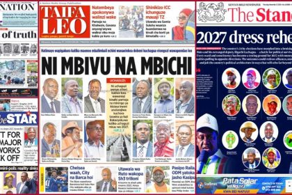 Kenya newspapers review: IEBC boss defends by-elections, says no politician will influence him