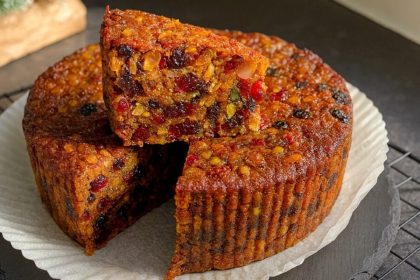 This Christmas Cake is Bursting with Fruit, Spice and Everything Nice