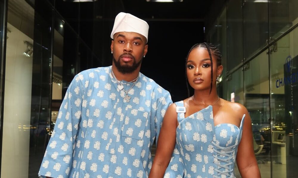 Soft Romance and Matching Asọebi? Bella Okagbue & Sheggz Olusemo Gave Us a Moment