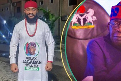“Support don finish?” Reactions as Yul Edochie confronts Tinubu openly