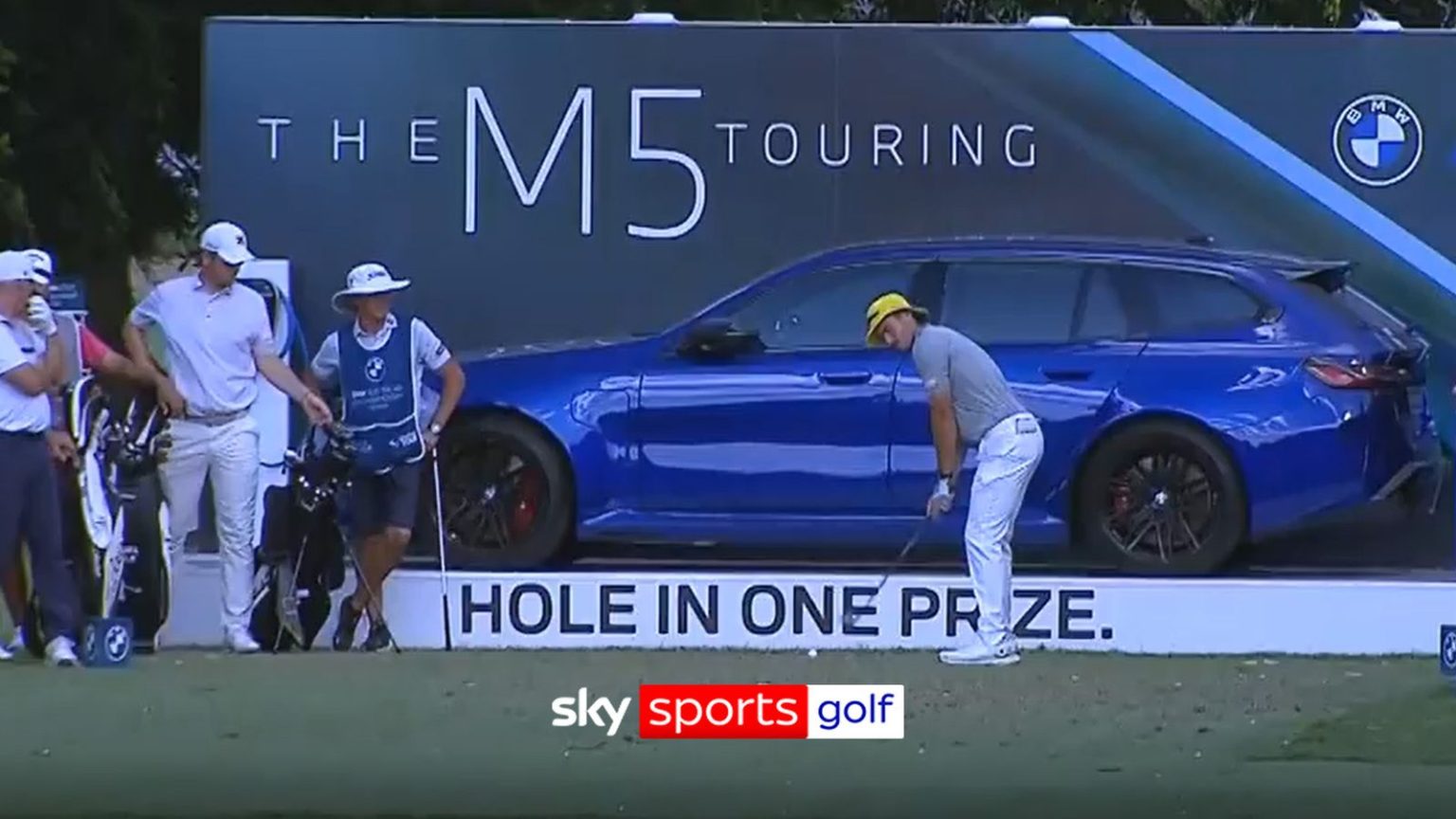 ‘IT’S IN!’ | The brilliant moment golfer wins car with hole-in-one!