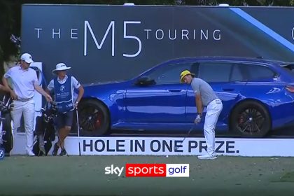 ‘IT’S IN!’ | The brilliant moment golfer wins car with hole-in-one!