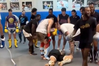 UFC champ Alex Pereira under fire for brutal knockout of sparring partner