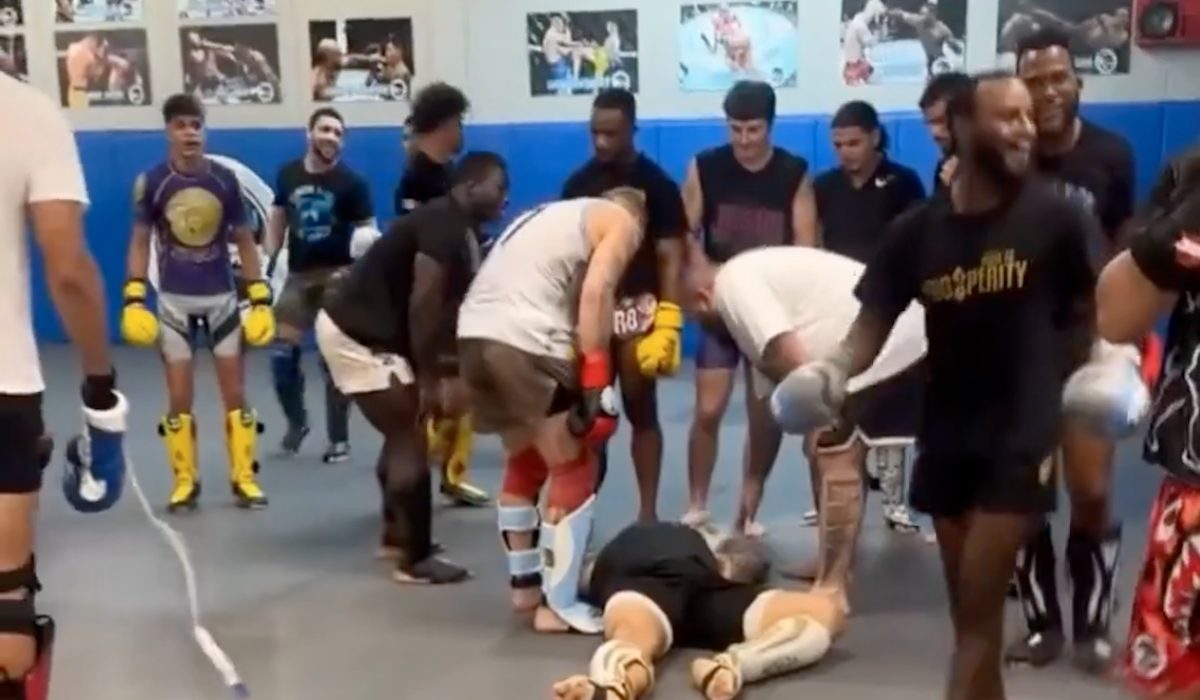UFC champ Alex Pereira under fire for brutal knockout of sparring partner