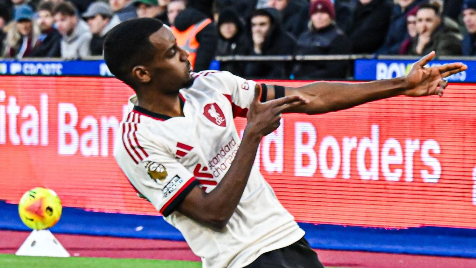 Isak nets first PL goal for Liverpool