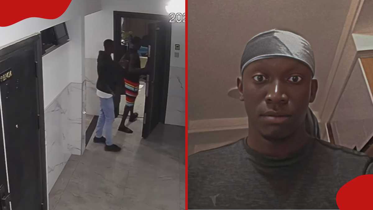 Kilimani: Chilling CCTV shows moments before Festus Oromo fell from 14th floor