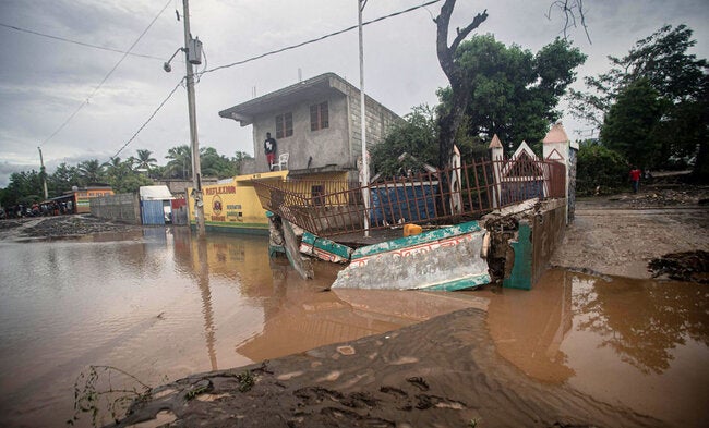 PAHO supports Haiti’s health response following heavy rains linked to Hurricane Melissa