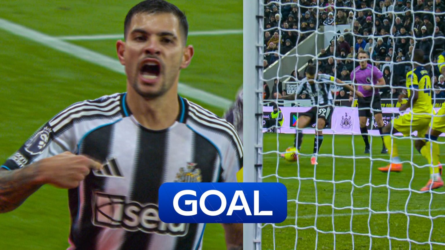 Bruno Guimaraes hits Newcastle in front against Spurs!