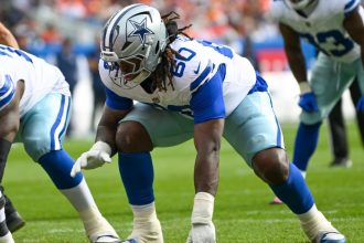 Cowboys injuries: Tyler Guyton & Trevon Diggs ruled out vs. Lions