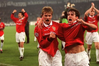 ‘Everyone talks about the final, but for me, the best feeling was that Juve game in Turin, it’s up there with winning it, because nobody beat Juve away, ever. Certainly not after going 2-0 down in 11 minutes.’ Nicky Butt on THAT Juventus win