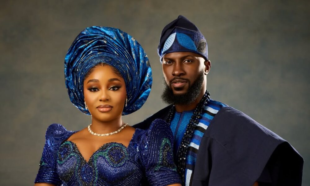 Akin Faminu & Kiky Festus Begin Their Journey With a Blue-Hued Introduction Ceremony