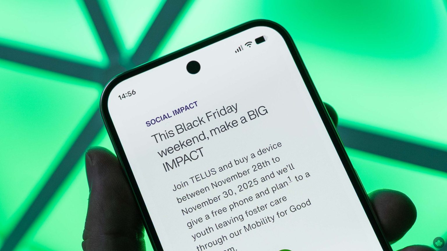 Telus ‘Buy One, Give One’ promotion returns for this Black Friday