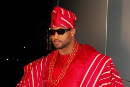 Kaybobo’s Red Yoruba Agbada Is Giving All the Festive Vibe