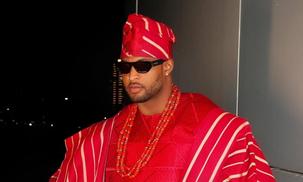 Kaybobo’s Red Yoruba Agbada Is Giving All the Festive Vibe