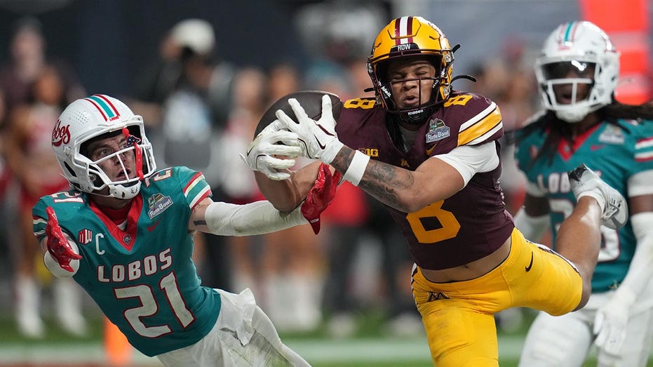 Minnesota wide receiver makes incredible diving catch to win bowl game