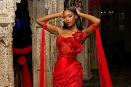 Dede Ashiogwu’s Red Christmas Look Is Pure Holiday Glam | See Photos