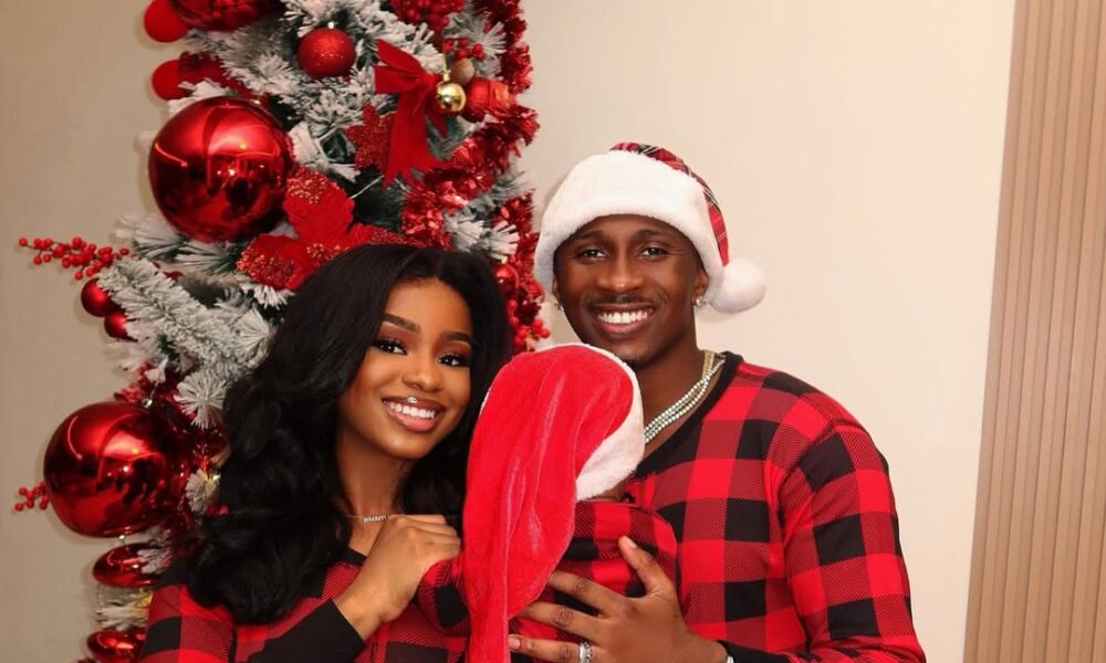 Priscilla Ojo & Juma Jux Celebrate Rakeem’s First Christmas in Matching Pyjamas