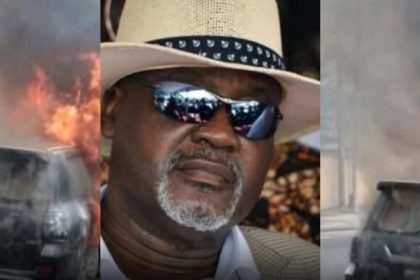 Former Lawmaker Ogbonna Nwuke Escapes Death as SUV Goes Up in Flames