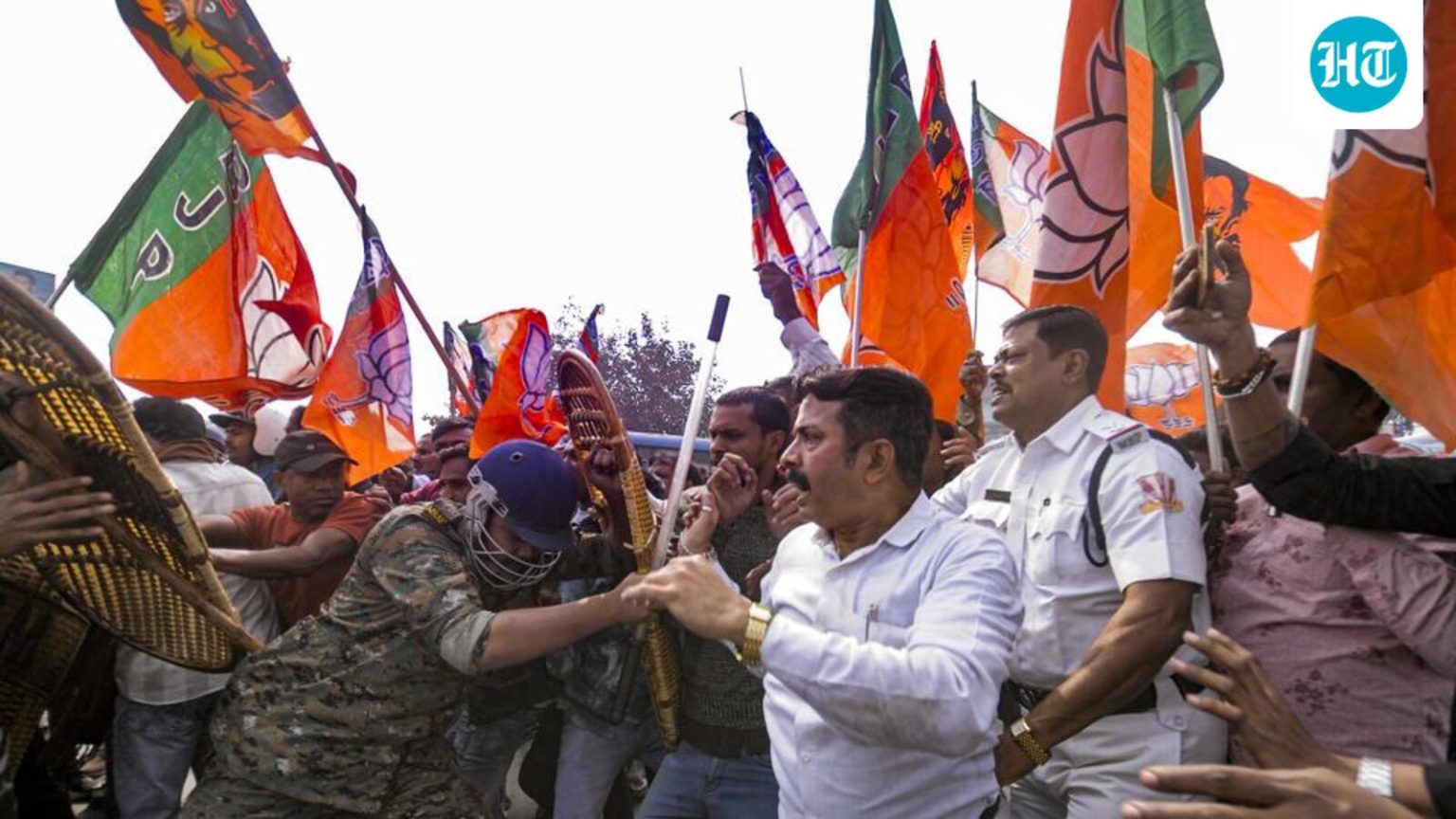 In Bengal, protests held over atrocities against Hindus in Bangladesh