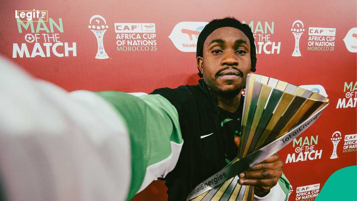 AFCON 2025: Ademola sends message to Nigerians after Man of the Match award vs Tunisia, video