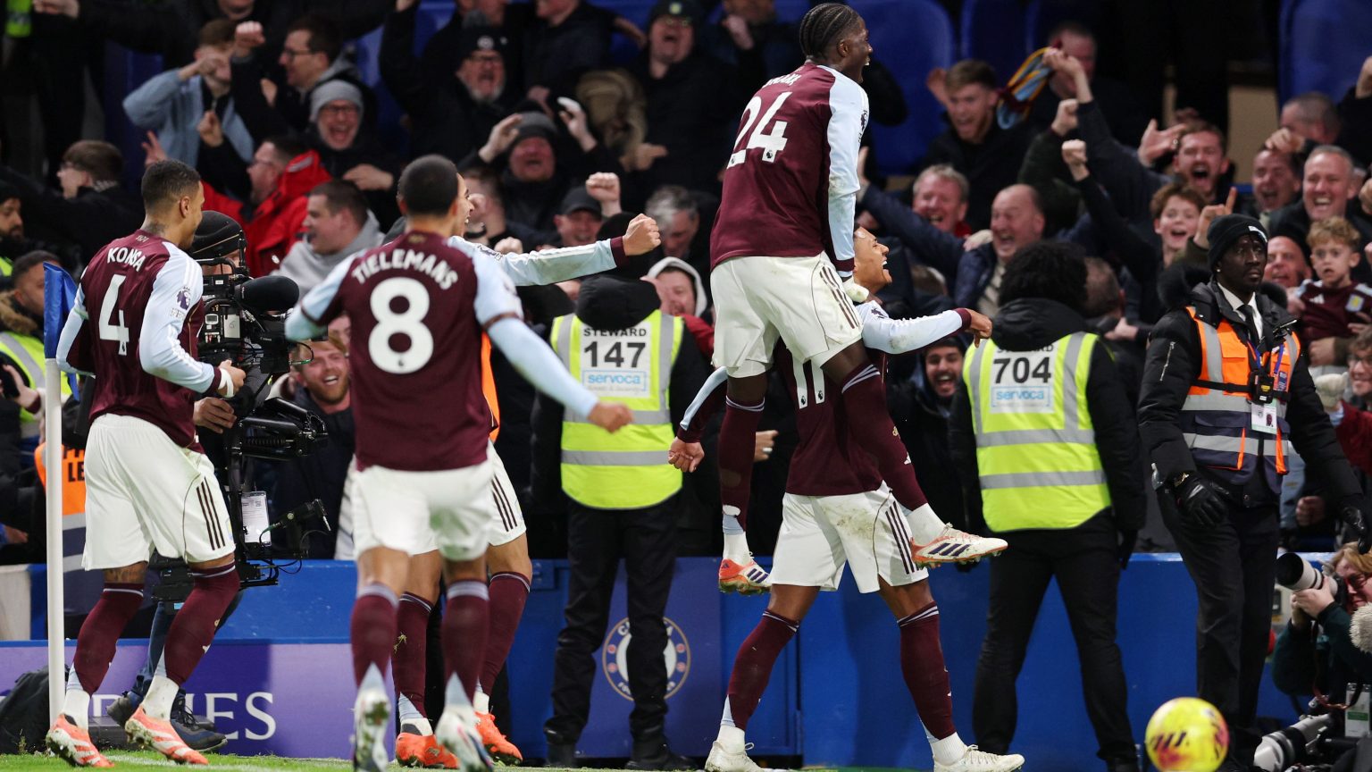 Chelsea investigation underway after Aston Villa bench targeted during high-tense ending to Premier League clash