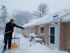 When It Snows, Rake Your Roof. Your House Will Thank You