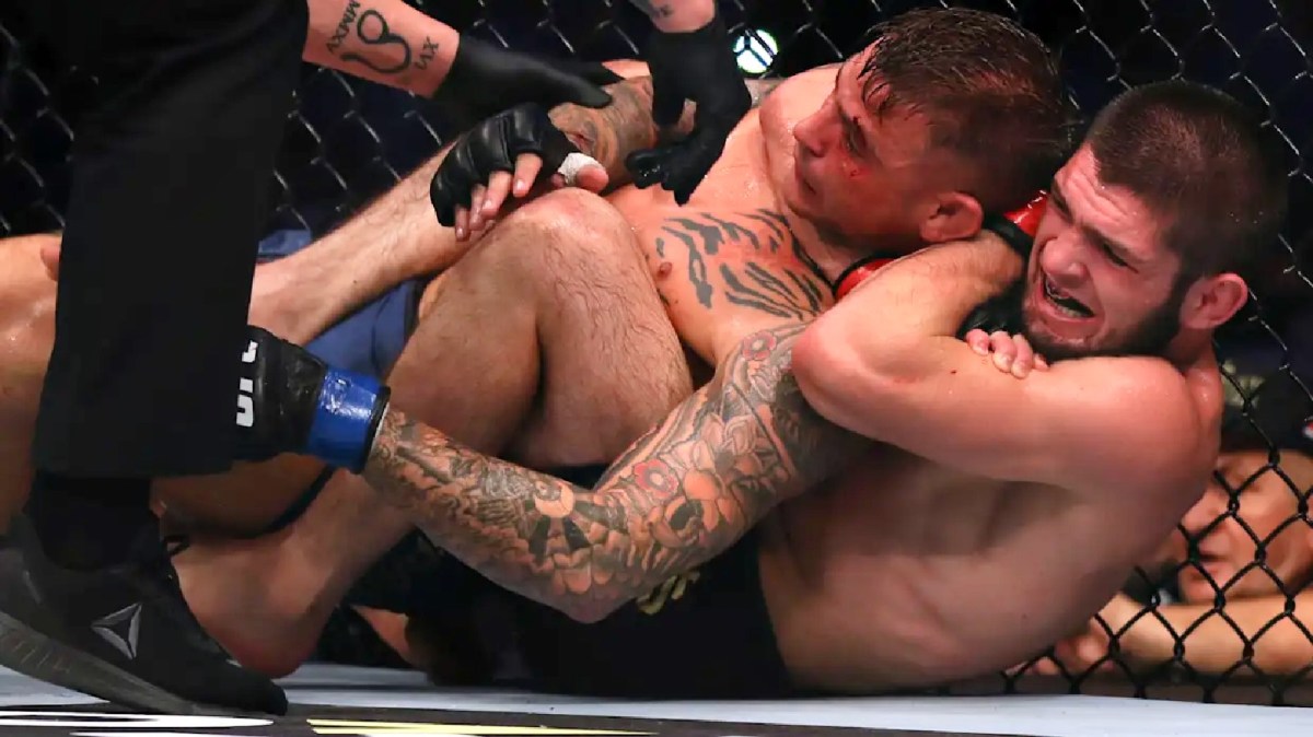 Watch Khabib Nurmagomedov submit Dustin Poirier | Full Fight Video