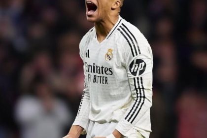 Kylian Mbappe reacts to breaking Ronaldo’s Real Madrid record